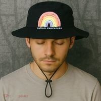 Autism Awareness Rainbow Bucket Hat thumb 2