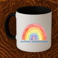 Autism Awareness Rainbow Coffee Mug thumb 2