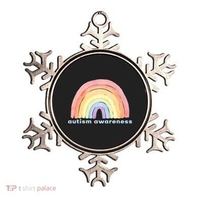 Autism Awareness Rainbow Ornament
