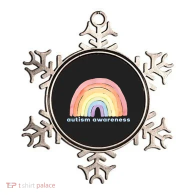 Autism Awareness Rainbow Ornament