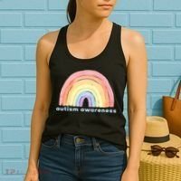 Autism Awareness Rainbow Women's Tank Top thumb 2