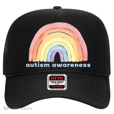 Autism Awareness Rainbow Hat