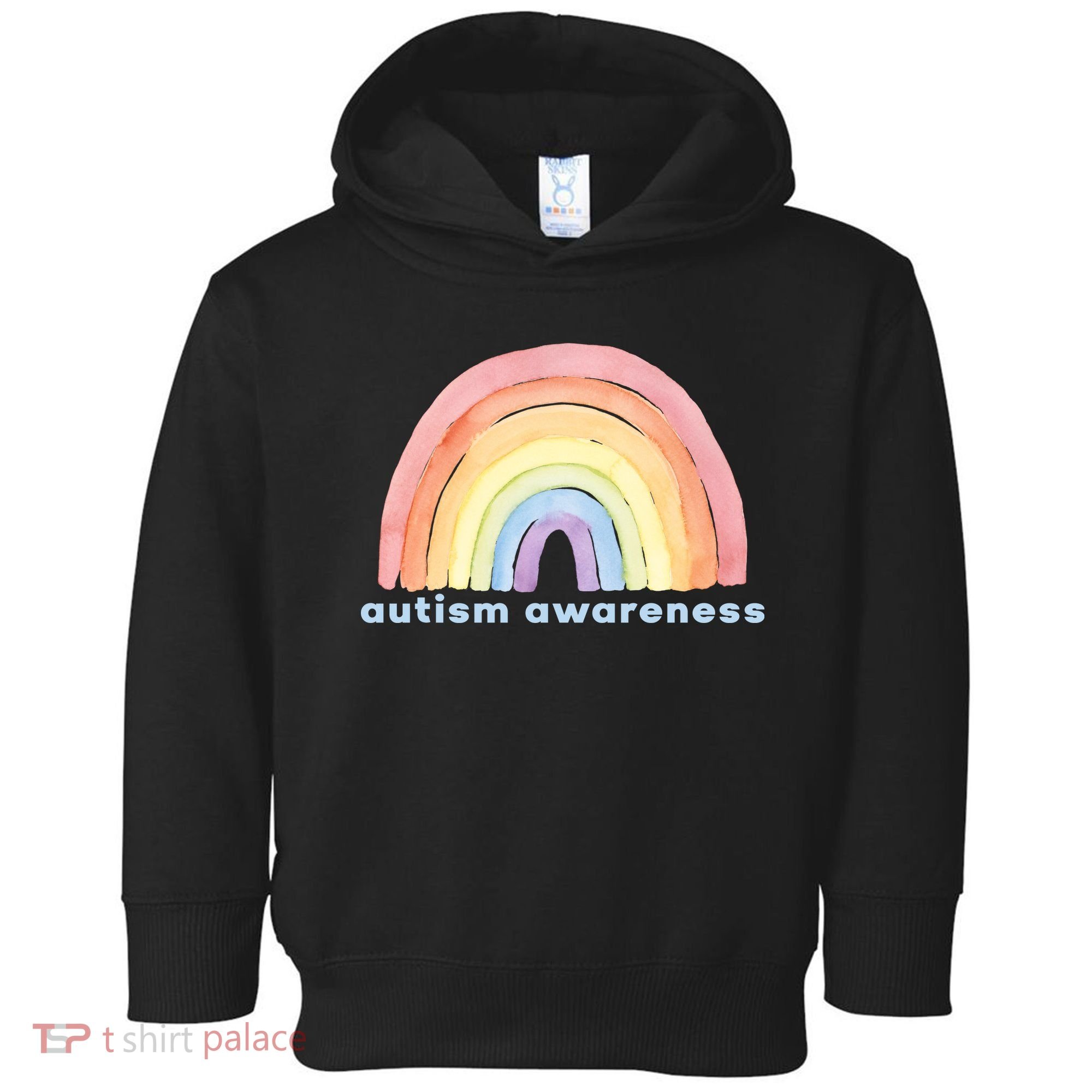 Autism Awareness Rainbow Toddler Hoodie