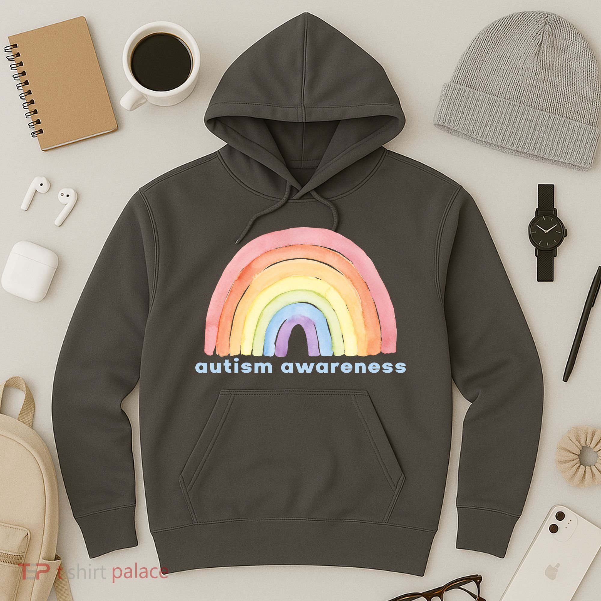 Autism Awareness Rainbow Hoodie