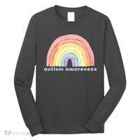 Autism Awareness Rainbow Long Sleeve Shirt thumb 0