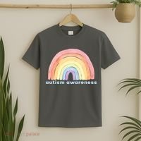 Autism Awareness Rainbow T-Shirt thumb 2