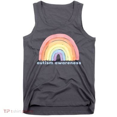Autism Awareness Rainbow Tank Top