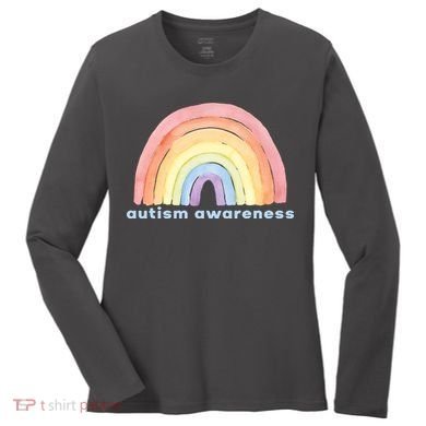 Autism Awareness Rainbow Women's Long Sleeve Shirt