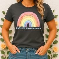 Autism Awareness Rainbow Women's T-Shirt thumb 2