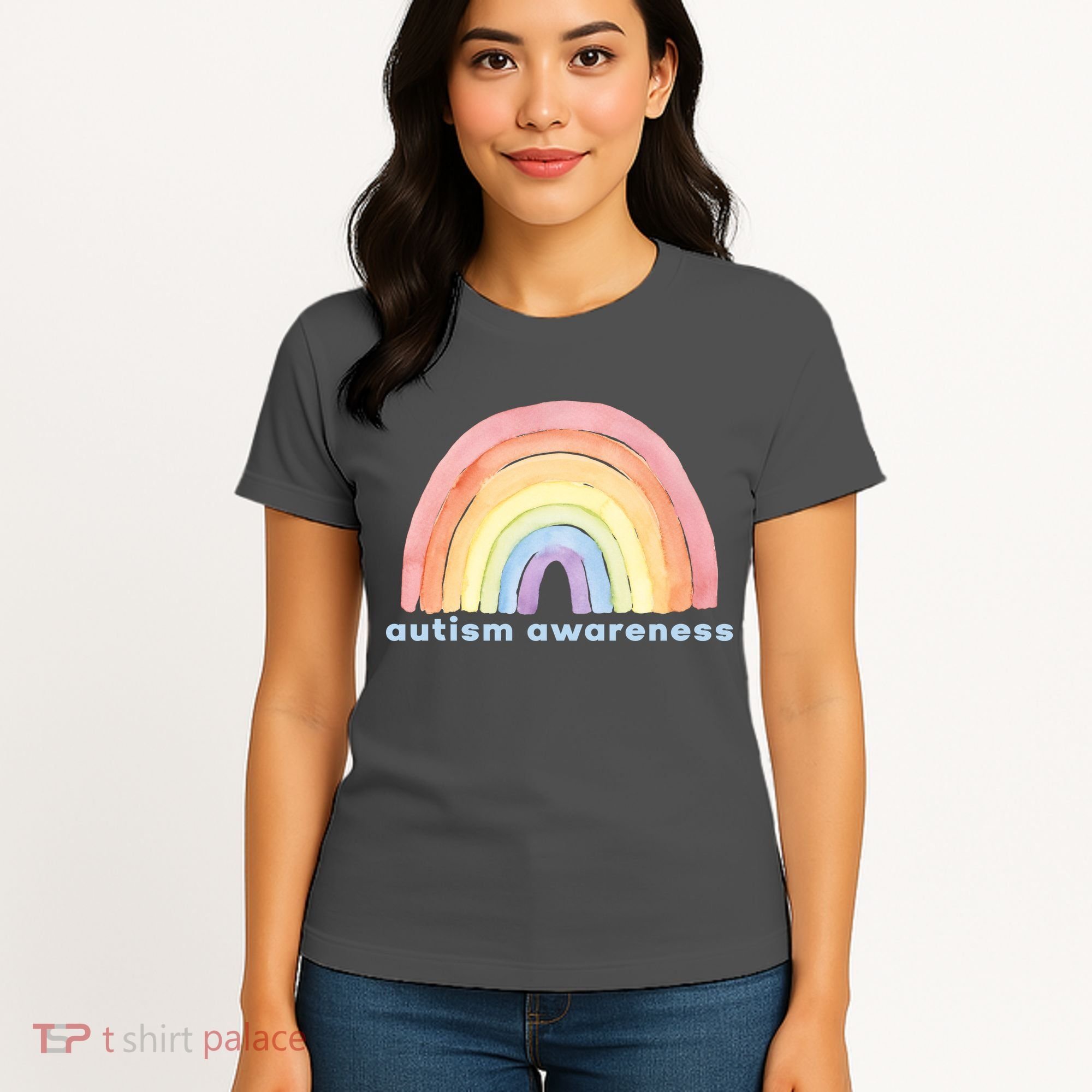 Autism Awareness Rainbow Women's T-Shirt