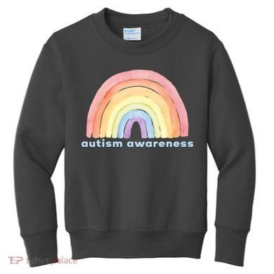 Autism Awareness Rainbow Kids Sweatshirt
