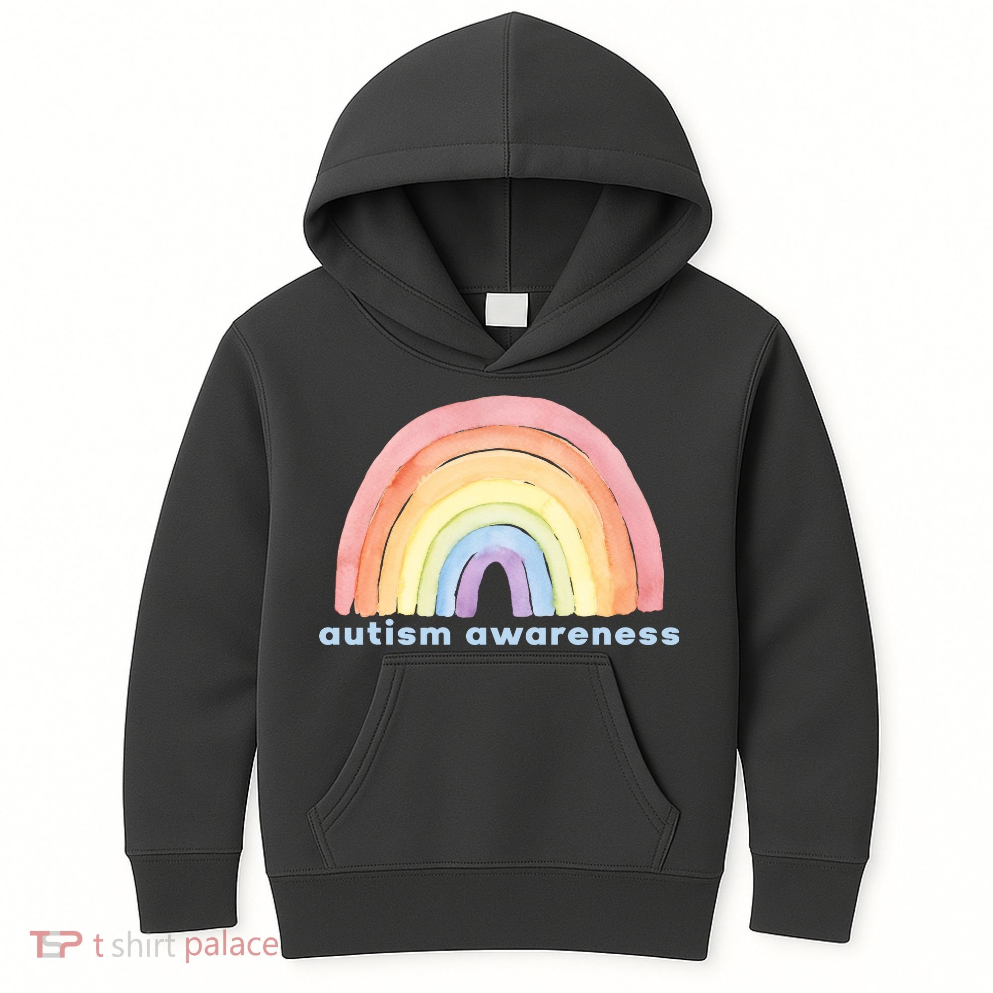 Autism Awareness Rainbow Kids Hoodie