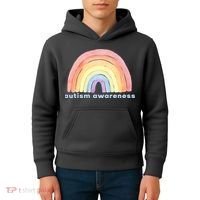 Autism Awareness Rainbow Kids Hoodie thumb 4