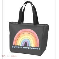 Autism Awareness Rainbow Tote Bag thumb 3