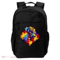Autism Awareness Rose Heart Backpack thumb 0