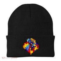 Autism Awareness Rose Heart Beanie thumb 0