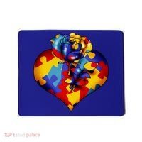 Autism Awareness Rose Heart Mousepad thumb 0