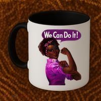 African American Rosie The Riveter Black History Coffee Mug thumb 2