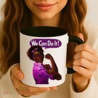 African American Rosie The Riveter Black History Coffee Mug thumb 3