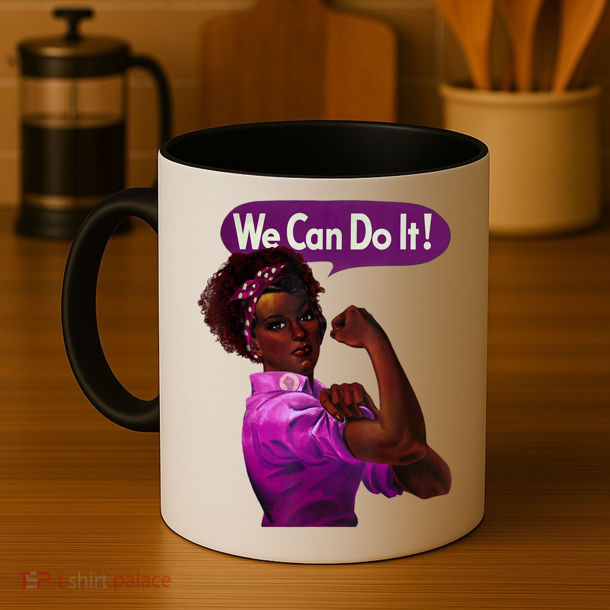 African American Rosie The Riveter Black History Coffee Mug