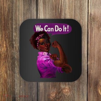African American Rosie The Riveter Black History Coaster
