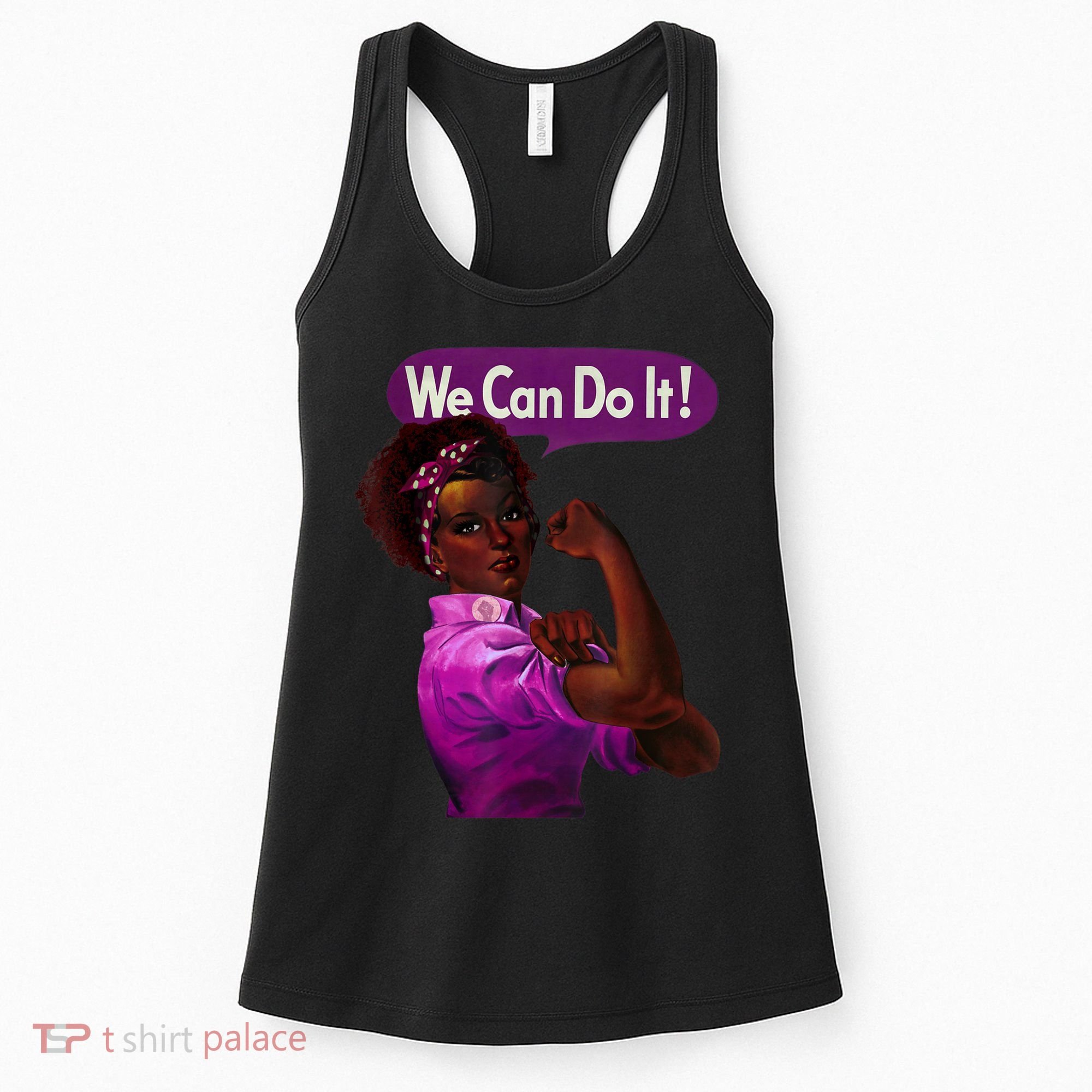 African American Rosie The Riveter Black History Women's Tank Top