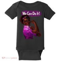 African American Rosie The Riveter Black History Baby Bodysuit thumb 0