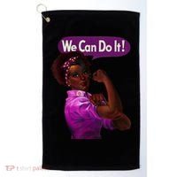 African American Rosie The Riveter Black History Golf Towel thumb 0