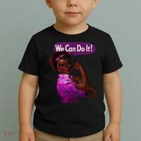 African American Rosie The Riveter Black History Toddler T-Shirt thumb 2