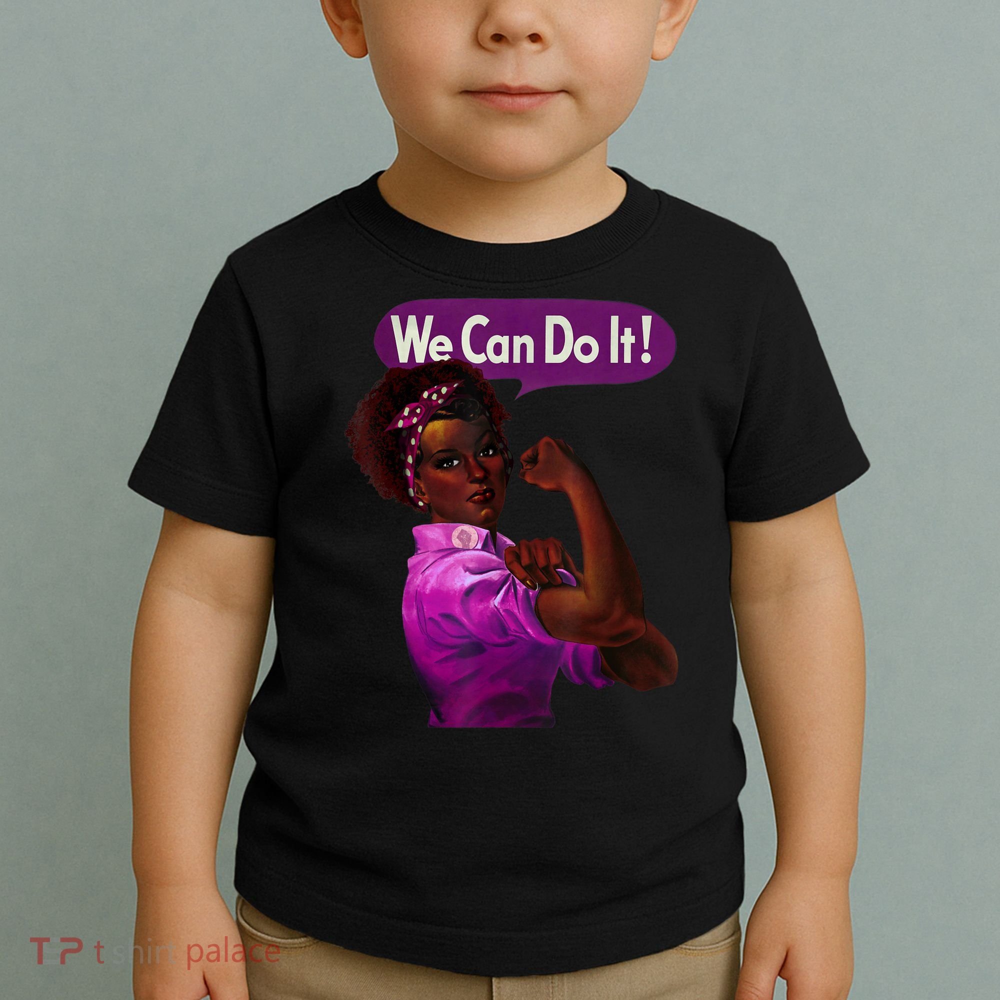 African American Rosie The Riveter Black History Toddler T-Shirt