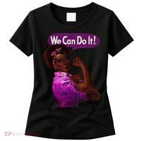 African American Rosie The Riveter Black History Women's T-Shirt thumb 0
