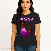 African American Rosie The Riveter Black History Women's T-Shirt thumb 4