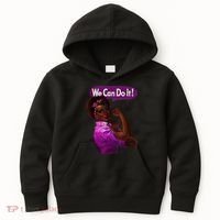 African American Rosie The Riveter Black History Kids Hoodie thumb 0