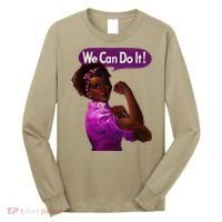 African American Rosie The Riveter Black History Long Sleeve Shirt thumb 0