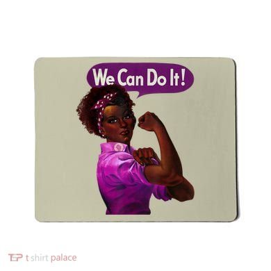 African American Rosie The Riveter Black History Mousepad