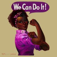 African American Rosie The Riveter Black History Mousepad thumb 1