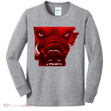 Arkansas Kids Long Sleeve Shirt