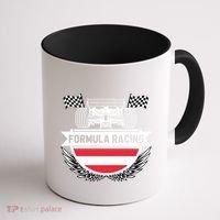 Austrian Auto Race Austria Flag Formula Racing Car Race Fan Cute Gift Coffee Mug thumb 1