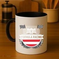 Austrian Auto Race Austria Flag Formula Racing Car Race Fan Cute Gift Coffee Mug thumb 4