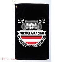 Austrian Auto Race Austria Flag Formula Racing Car Race Fan Cute Gift Golf Towel thumb 0