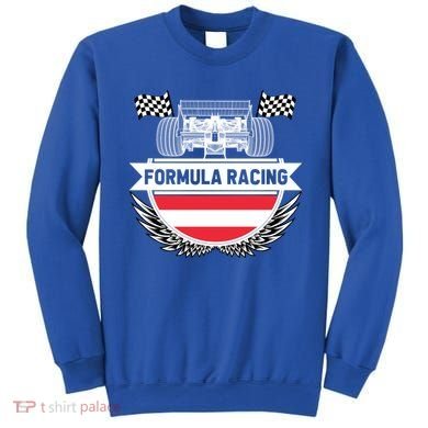 Austrian Auto Race Austria Flag Formula Racing Car Race Fan Cute Gift Sweatshirt