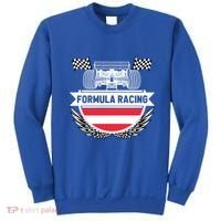 Austrian Auto Race Austria Flag Formula Racing Car Race Fan Cute Gift Sweatshirt thumb 0
