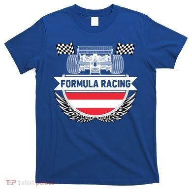 Austrian Auto Race Austria Flag Formula Racing Car Race Fan Cute Gift T-Shirt