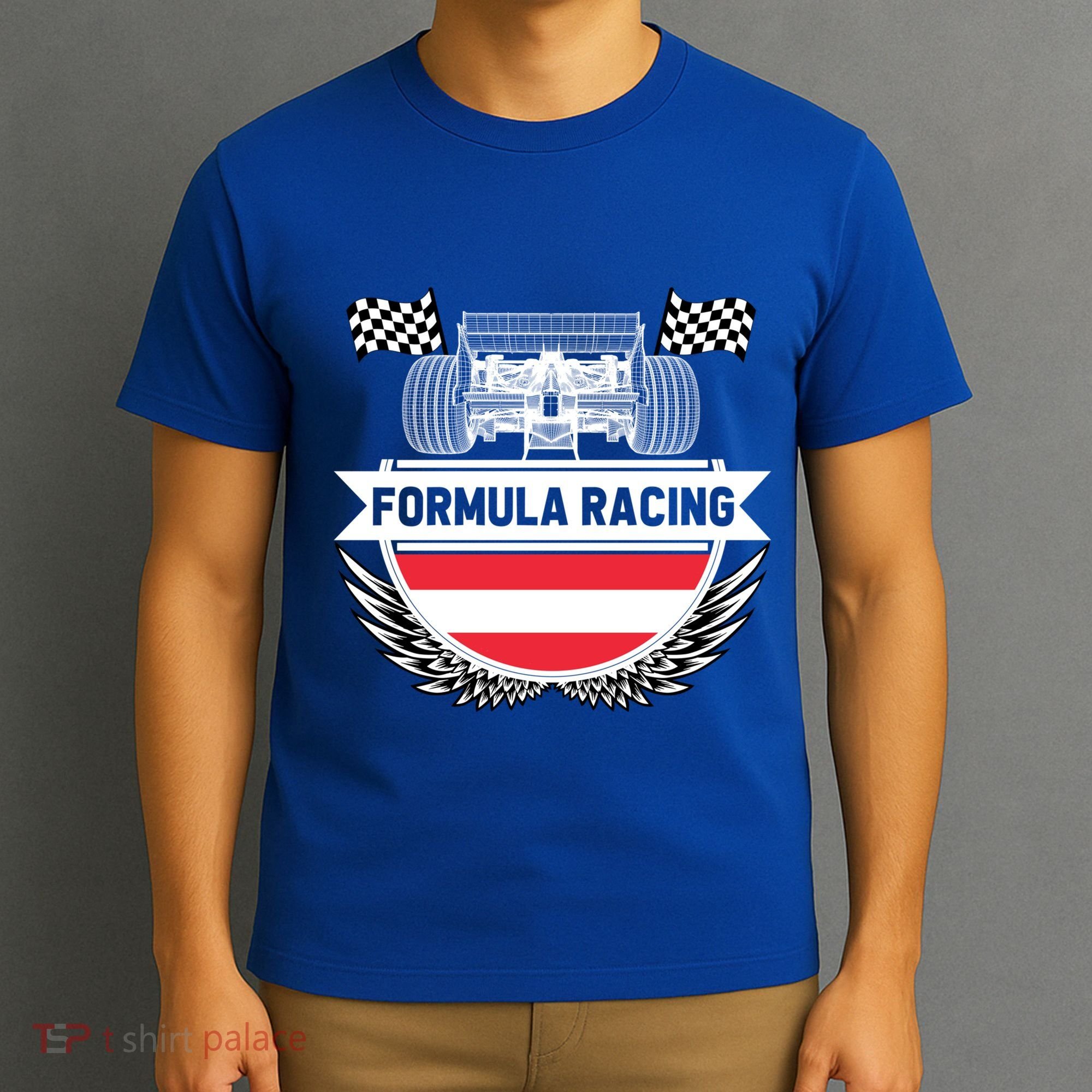 Austrian Auto Race Austria Flag Formula Racing Car Race Fan Cute Gift T-Shirt