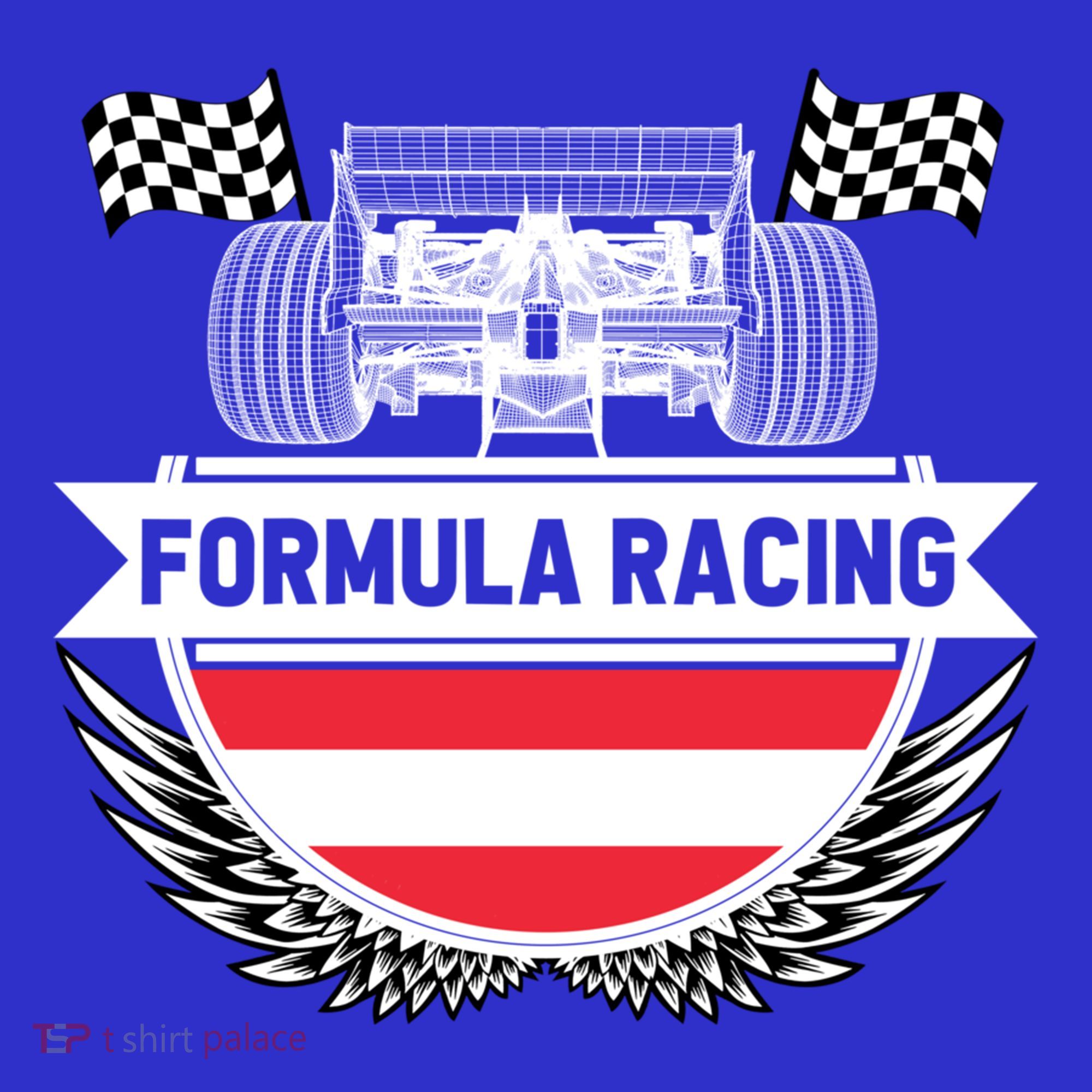 Austrian Auto Race Austria Flag Formula Racing Car Race Fan Cute Gift T-Shirt