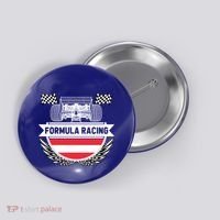 Austrian Auto Race Austria Flag Formula Racing Car Race Fan Cute Gift Button thumb 0