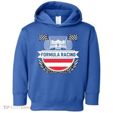 Austrian Auto Race Austria Flag Formula Racing Car Race Fan Cute Gift Toddler Hoodie