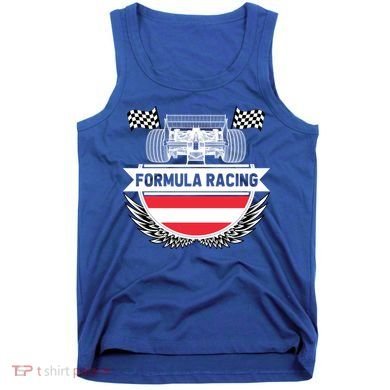 Austrian Auto Race Austria Flag Formula Racing Car Race Fan Cute Gift Tank Top