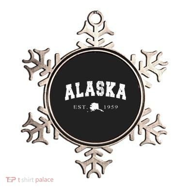 Alaskas Ak Retro Vintage Ornament