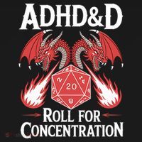 Adhd&d Adhd Roll For Concentration Hoodie thumb 2